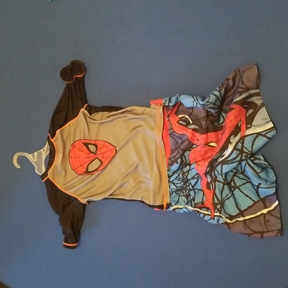 Spiderman and Dinosaur Swim Trunks and Shirts - Picture 2 of 3
